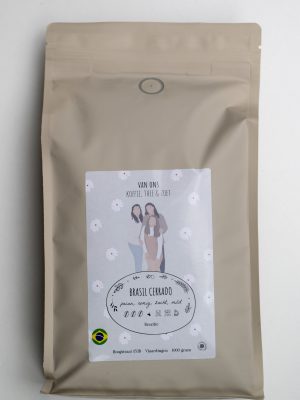 Brazil Cerrado verpakking met logo illustratie