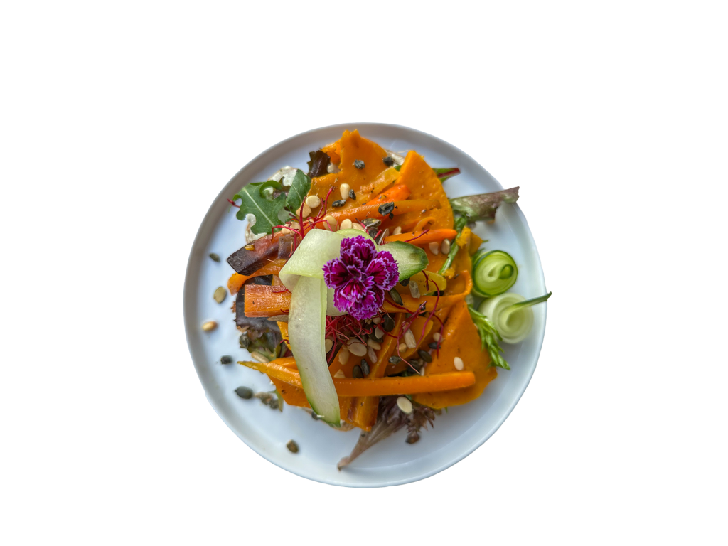 ons zuurdesem brood gegrilde pompoen